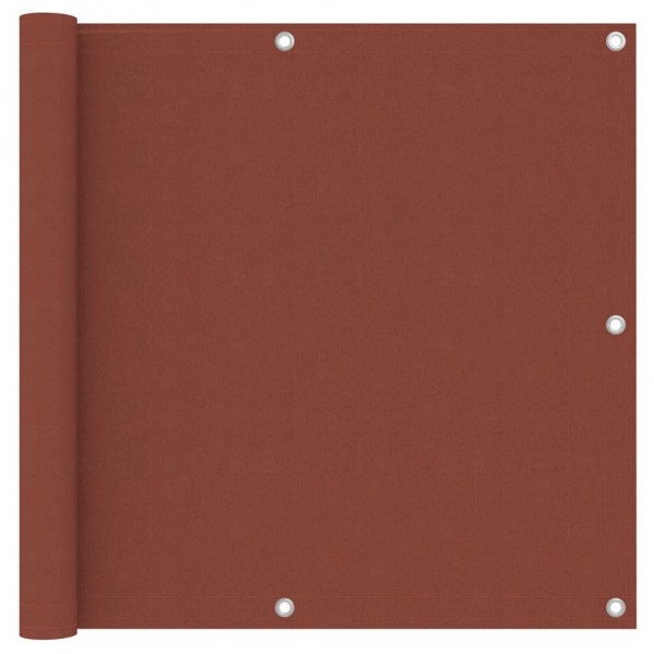 Toldo para balcón de tela oxford terracota 90x300 cm D