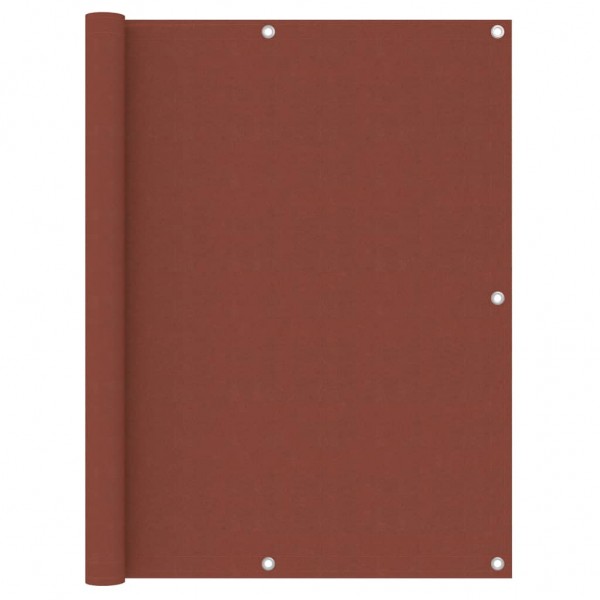 Toldo para balcón de tela oxford terracota 120x600 cm D