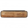 Aparador de madera maciza de mango 120x30x73 cm 4