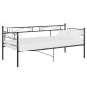 Sofá-cama 90x200 cm metal preto 1