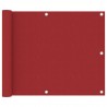 Tela de varanda 75x500 cm tecido Oxford vermelho 1