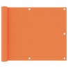 Tela de varanda 75x300 cm tecido Oxford laranja 1