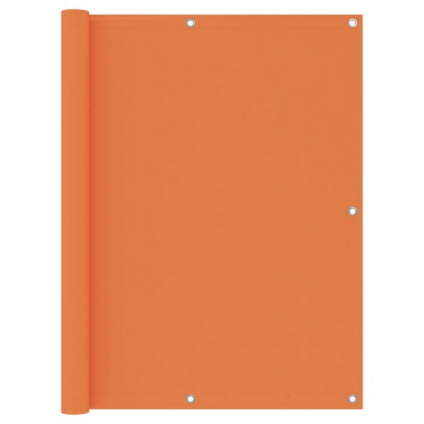 Toldo para balcón de tela oxford naranja 120x600 cm D