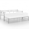 Estrutura sofá-cama de puxar 90x200 cm metal cinzento 3