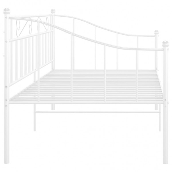 Sofá-cama 90x200 cm metal branco M 5