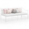 Estrutura sofá-cama de puxar 90x200 cm metal branco 1