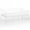 Estrutura sofá-cama de puxar 90x200 cm metal branco 3