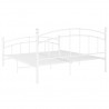 Estructura de cama de metal blanco 180x200 cm 5