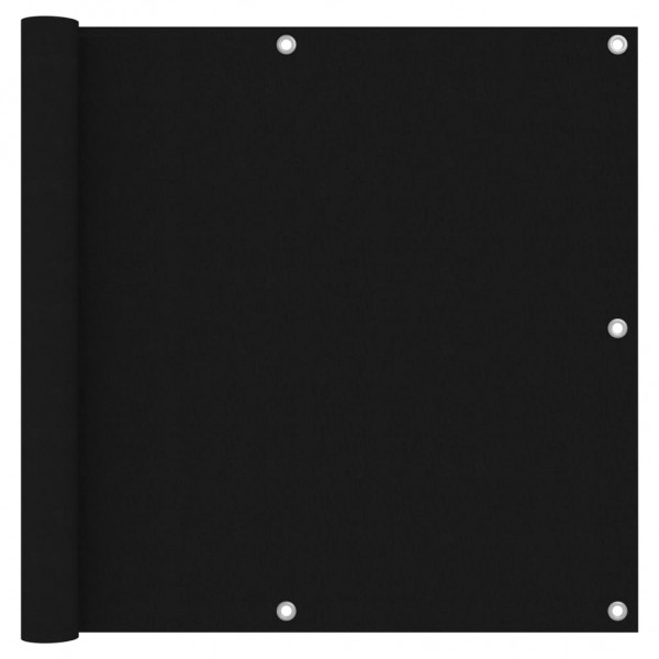 Toldo para balcón tela oxford negro 90x300 cm D