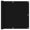 Tela de varanda 90x300 cm tecido Oxford preto 1