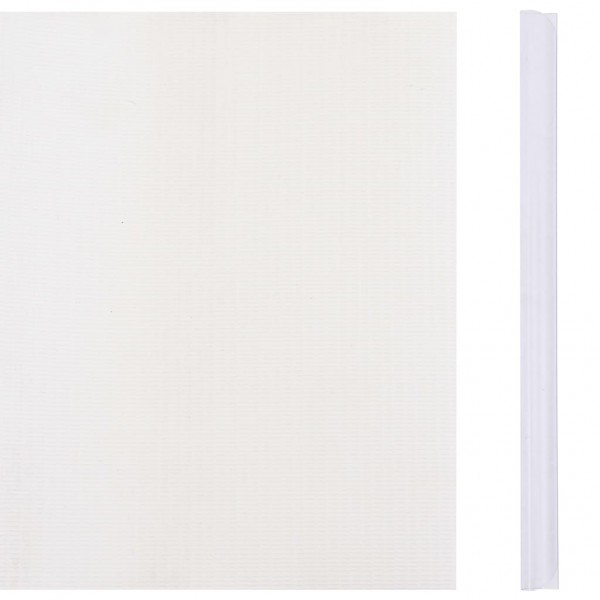 Paneles de privacidad 4 uds PVC blanco 35x0.19 m M 4