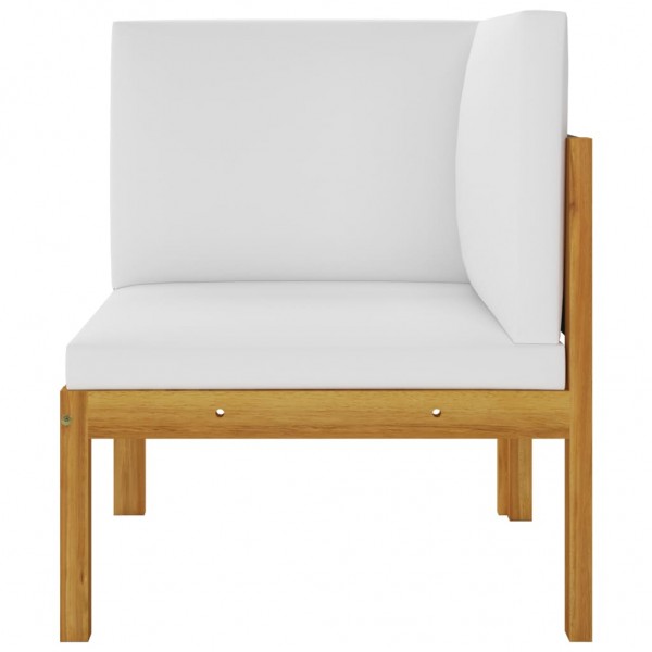 Conjunto de 7 peças para jardim com almofadas. creme. 63x63 cm M 4