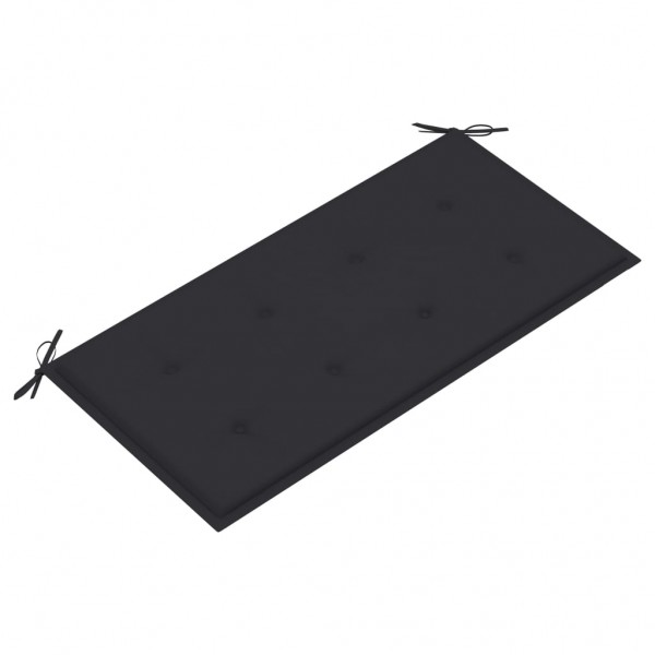 Banco de jardim c/ almofadão antracite 112 cm teca maciça M 5