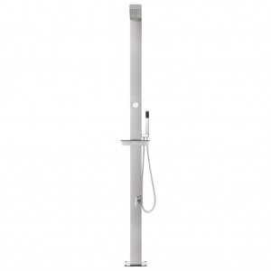 Chuveiro de jardim 220 cm aço inoxidável H