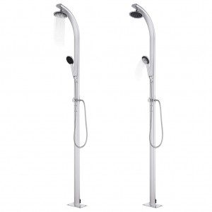 Ducha de jardín de aluminio 215 cm H