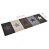 Alfombra de cocina lavable Star 45x150 cm 5