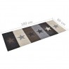 Alfombra de cocina lavable Star 60x180 cm 5