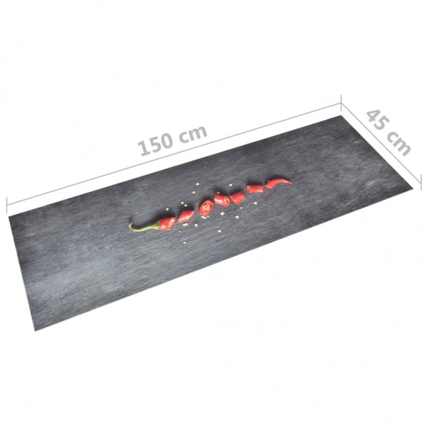 Alfombra de cocina lavable Pepper 45x150 cm M 5