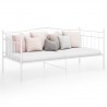 Sofá-cama 90x200 cm metal branco 1