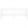 Sofá-cama 90x200 cm metal branco 4