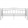 Sofá-cama 90x200 cm metal cinzento 4