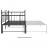 Estrutura sofá-cama de puxar 90x200 cm metal preto 5