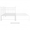 Estrutura sofá-cama de puxar 90x200 cm metal branco 5