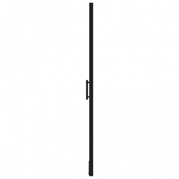 Puertas de ducha de vidrio templado negro 100x178 cm M 4
