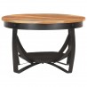 Mesa de centro Ø68x43 cm madeira de acácia maciça 3