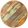 Mesa de centro Ø68x43 cm madeira recuperada maciça 4