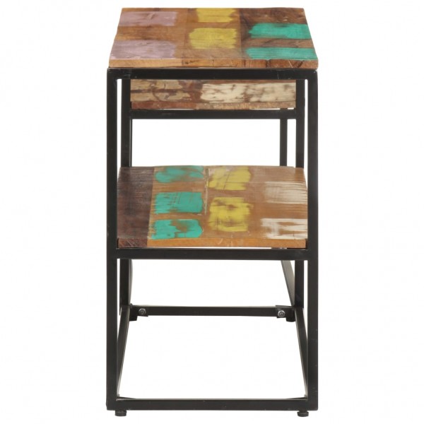 Mueble de TV de madera maciza reciclada 180x30x50 cm M 3