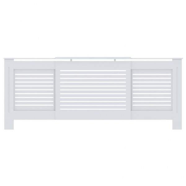 Cubierta para radiador MDF blanco 205 cm M 3