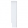 Cubierta para radiador MDF blanco 78 cm 4