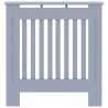 Cubierta para radiador MDF gris 78 cm 3