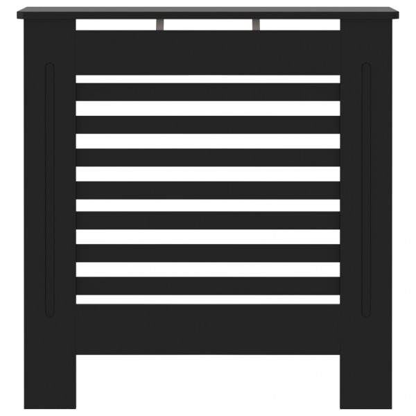 Cubierta para radiador MDF negro 78 cm M 3
