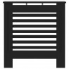 Cubierta para radiador MDF negro 78 cm 3