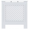 Cubierta para radiador MDF blanco 78 cm 3