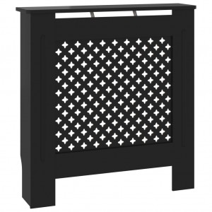 Cobertura de radiador MDF 78 cm preto H