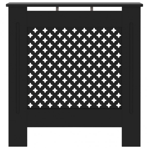 Cobertura de radiador MDF 78 cm preto M 3