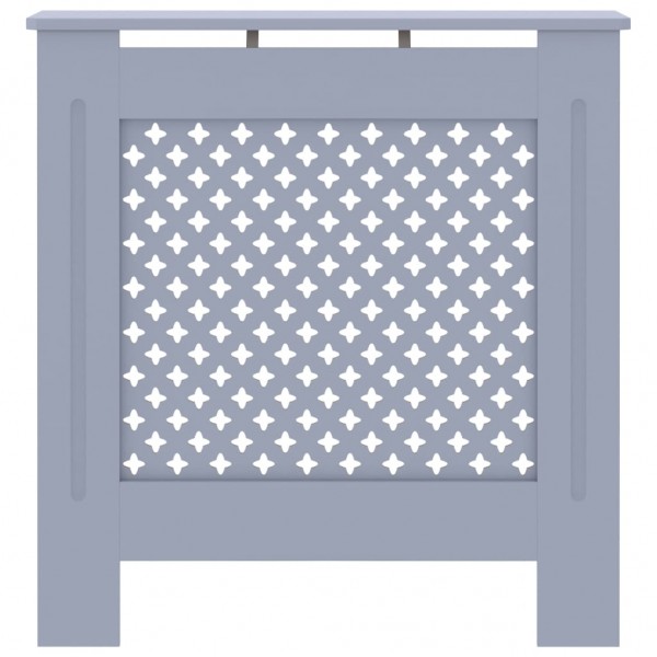 Cubierta para radiador MDF gris 78 cm M 3