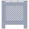 Cobertura de radiador MDF 78 cm cinzento 3