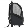 Carrito trolley plegable multiusos para mascotas negro 2