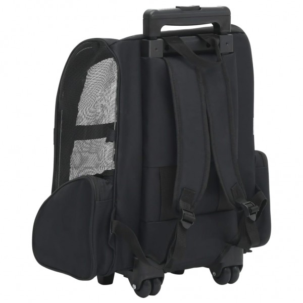 Carrinho para animais de estimação multiusos dobrável preto M 3