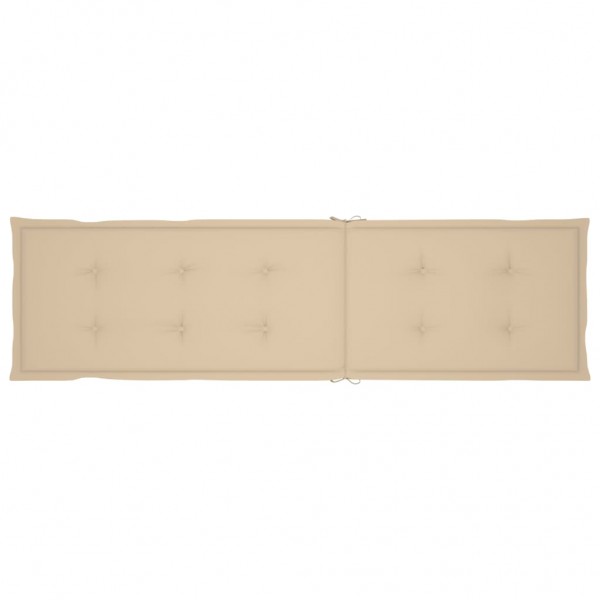 Cojín para tumbona beige (75+105)x50x3 cm M 3