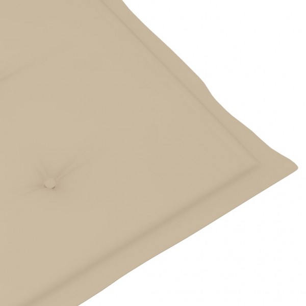 Cojín para tumbona beige (75+105)x50x3 cm M 4