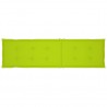 Cojín para tumbona verde claro (75+105)x50x3 cm 1