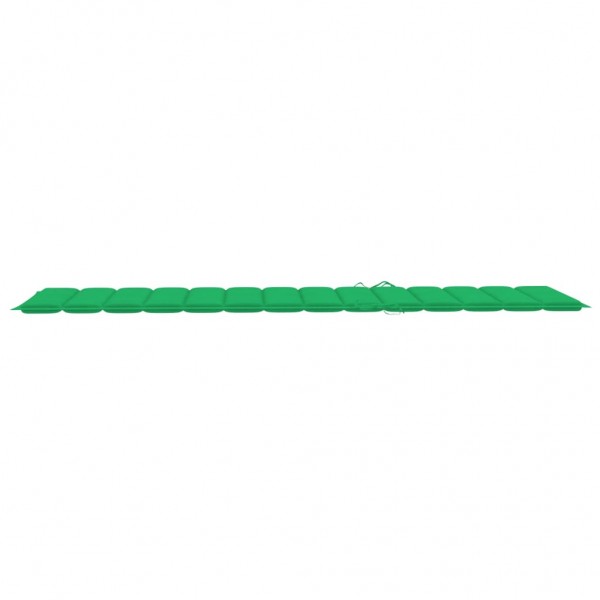 Almofadão p/ espreguiçadeira 200x60x3 cm tecido oxford verde M 4