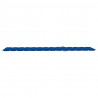 Cojín de tumbona de tela Oxford azul 200x50x3 cm 4