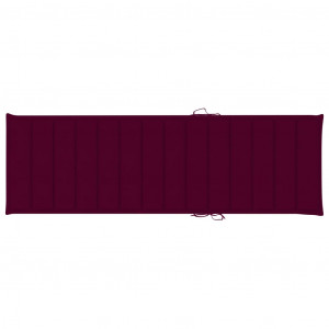 Almofadão p/ espreguiçadeira tecido oxford vermelho tinto H