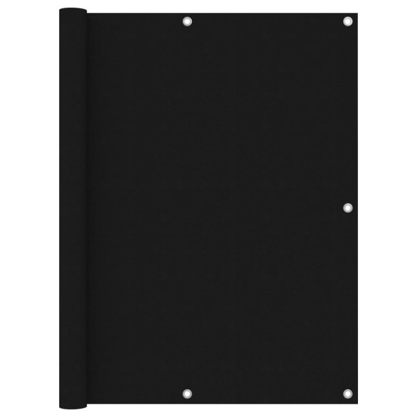 Toldo para balcón tela oxford negro 120x400 cm D